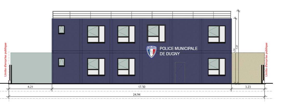 Conception structurelle d'un bâtiment sur Dugny